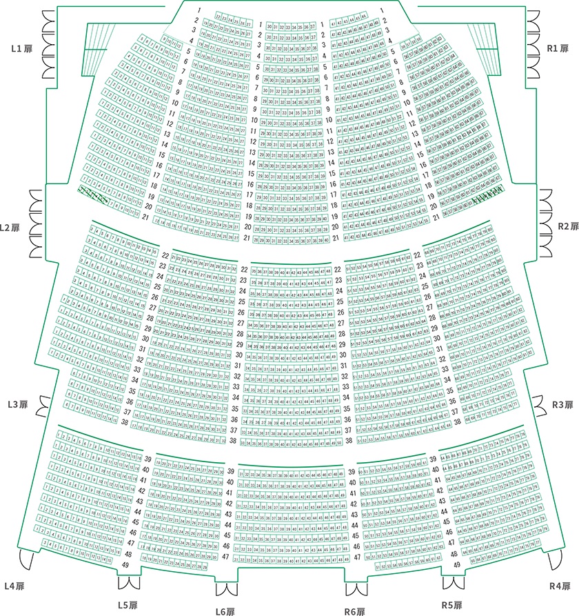 東京国際フォーラムA　座席 キャパ