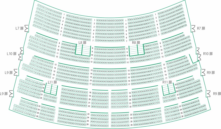 東京国際フォーラムA　座席 キャパ